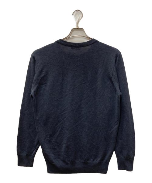 JOHN SMEDLEY（ジョンスメドレー）JOHN SMEDLEY (ジョンスメドレー) メリノウールクルーネックニット ネイビー サイズ:SIZE Mの古着・服飾アイテム