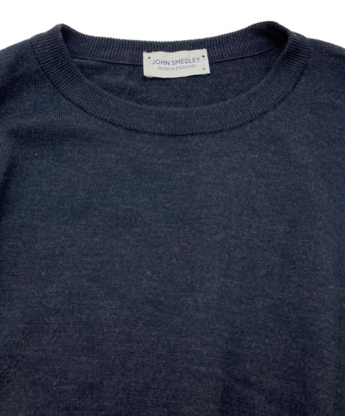 JOHN SMEDLEY（ジョンスメドレー）JOHN SMEDLEY (ジョンスメドレー) メリノウールクルーネックニット ネイビー サイズ:SIZE Mの古着・服飾アイテム
