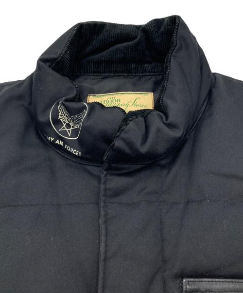 BUZZ RICKSON'S（バズリクソンズ）BUZZ RICKSON'S (バズリクソンズ) WG-1 ダウンベスト ブラック サイズ:SIZE 40の古着・服飾アイテム