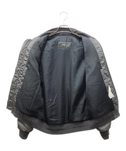 GIVENCHY（ジバンシィ）GIVENCHY (ジバンシィ) ワッペンデサインボンバージャケット グレー サイズ:SIZE XSの古着・服飾アイテム