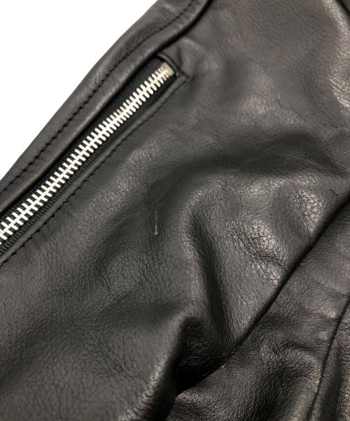 HARLEY-DAVIDSON（ハーレーダビッドソン）HARLEY-DAVIDSON (ハーレーダビッドソン) ダブルライダースジャケット ブラック サイズ:SIZE Lの古着・服飾アイテム
