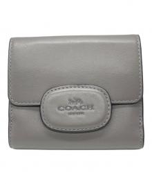 COACH（コーチ）の古着「エライザ スモール ウォレット」｜グレー