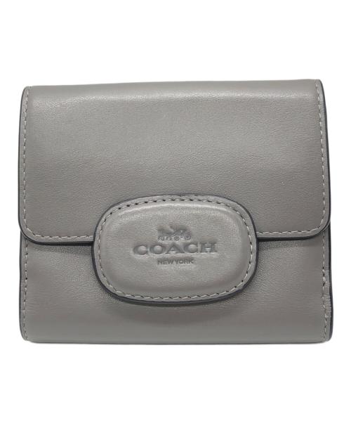 COACH（コーチ）COACH (コーチ) エライザ スモール ウォレット グレーの古着・服飾アイテム