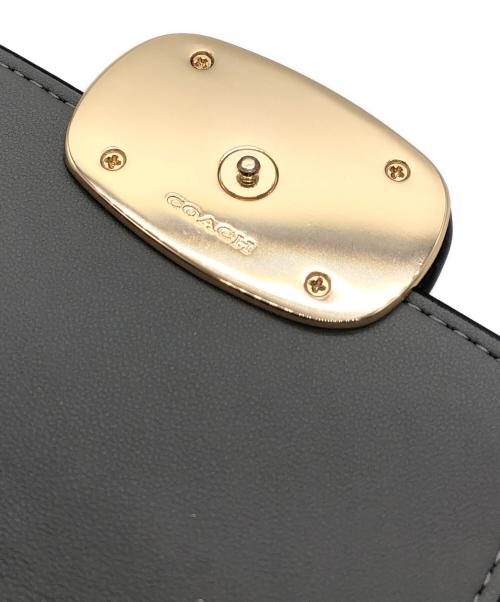 COACH（コーチ）COACH (コーチ) エライザ スモール ウォレット グレーの古着・服飾アイテム