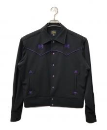 Needles（ニードルズ）の古着「Piping Cowboy Jacket」｜ブラック×パープル
