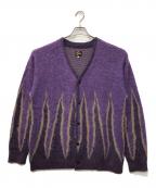 Needles×JOURNAL STANDARDニードルズ×ジャーナルスタンダード）の古着「Mohair Cardigan/モヘヤカーディガン」｜パープル