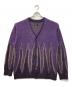 Needles（ニードルズ）の古着「Mohair Cardigan/モヘヤカーディガン」｜パープル