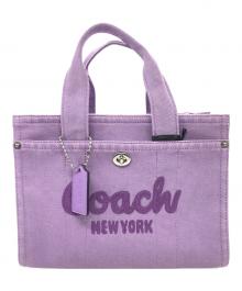 COACH（コーチ）の古着「カーゴトートバッグ」｜パープル