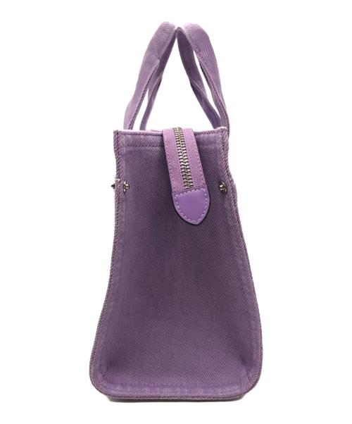 COACH（コーチ）COACH (コーチ) カーゴトートバッグ パープルの古着・服飾アイテム