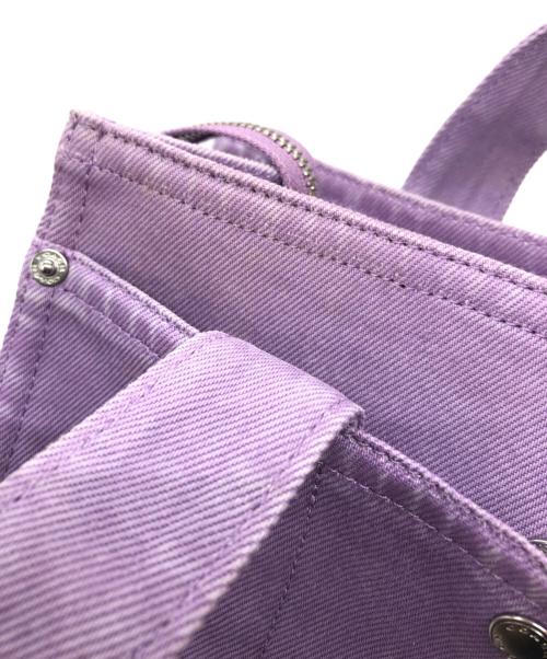 COACH（コーチ）COACH (コーチ) カーゴトートバッグ パープルの古着・服飾アイテム