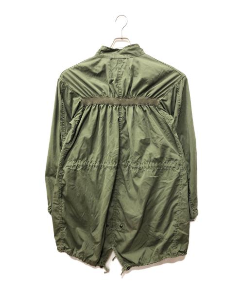 dahl'ia（ダリア）dahl'ia (ダリア) Ｍ-65リメイクフィッシュテールパーカー グリーン サイズ:記載なしの古着・服飾アイテム