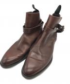 BURBERRYバーバリー）の古着「ジョッパーブーツ」｜ブラウン