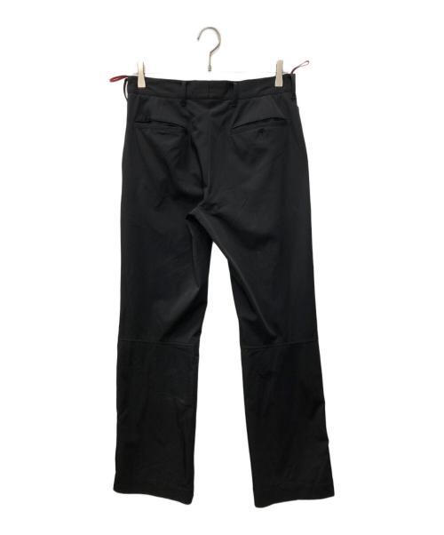 PRADA SPORTS（プラダスポーツ）PRADA SPORTS (プラダスポーツ) ジップスリット ロングトラウザーズパンツ ブラック サイズ:SIZE 46の古着・服飾アイテム