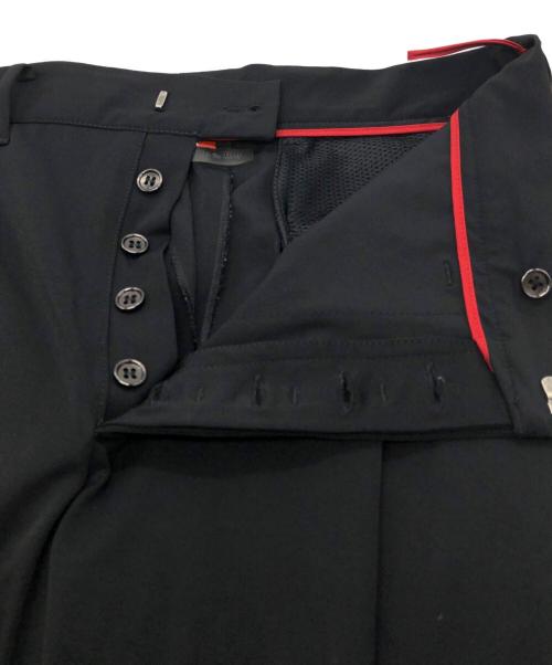 PRADA SPORTS（プラダスポーツ）PRADA SPORTS (プラダスポーツ) ジップスリット ロングトラウザーズパンツ ブラック サイズ:SIZE 46の古着・服飾アイテム