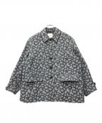 CLANEクラネ）の古着「LEOPARD HUNTING JACKET」｜グレー