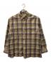 AURALEE（オーラリー）の古着「SUPER LIGHT WOOL CHECK SHIRTS」｜ベージュ×ネイビー