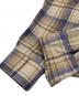 中古・古着 AURALEE (オーラリー) SUPER LIGHT WOOL CHECK SHIRTS ベージュ×ネイビー サイズ:5：18000円