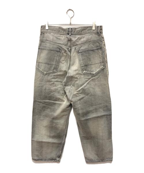 ANCELLM（アンセルム）ANCELLM (アンセルム) SELVEDGE TAPERED 5P BLACK DENIM PANTS グレー サイズ:SIZE 3の古着・服飾アイテム