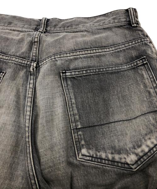 ANCELLM（アンセルム）ANCELLM (アンセルム) SELVEDGE TAPERED 5P BLACK DENIM PANTS グレー サイズ:SIZE 3の古着・服飾アイテム
