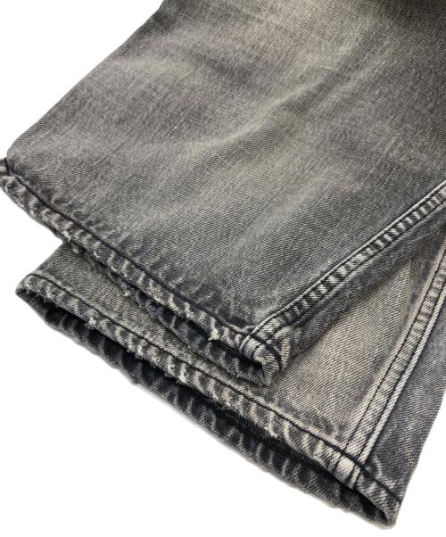 ANCELLM（アンセルム）ANCELLM (アンセルム) SELVEDGE TAPERED 5P BLACK DENIM PANTS グレー サイズ:SIZE 3の古着・服飾アイテム