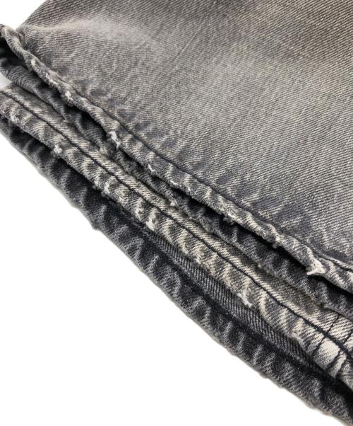 ANCELLM（アンセルム）ANCELLM (アンセルム) SELVEDGE TAPERED 5P BLACK DENIM PANTS グレー サイズ:SIZE 3の古着・服飾アイテム