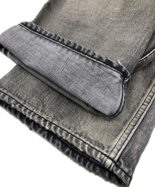 ANCELLM（アンセルム）ANCELLM (アンセルム) SELVEDGE TAPERED 5P BLACK DENIM PANTS グレー サイズ:SIZE 3の古着・服飾アイテム