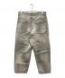 ANCELLM (アンセルム) SELVEDGE TAPERED 5P BLACK DENIM PANTS グレー サイズ:SIZE 3：20000円