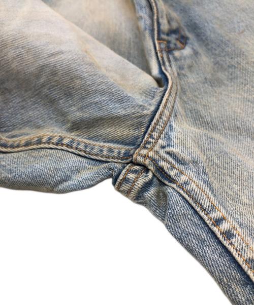 ANCELLM（アンセルム）ANCELLM (アンセルム) DAMAGE SELVEDGE DENIM STRAIGHT 5P PANTS ブルー サイズ:3の古着・服飾アイテム