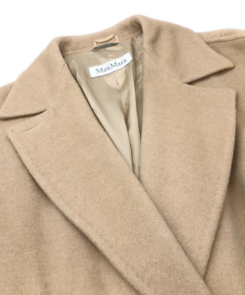 MaxMara（マックスマーラ）MaxMara (マックスマーラ) ダブルブレストキャメルコート ベージュ サイズ:42の古着・服飾アイテム