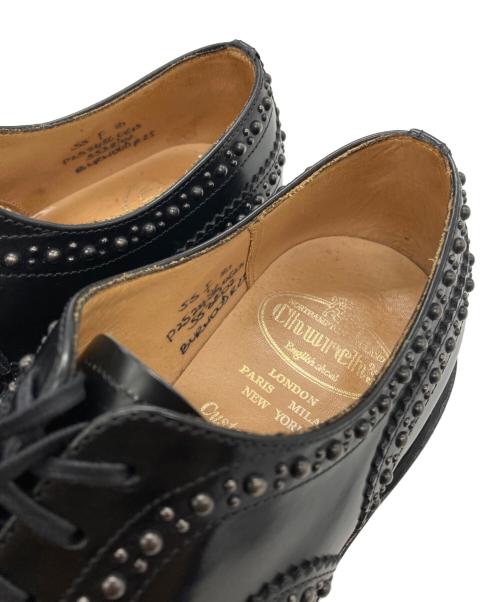CHURCH'S（チャーチ）CHURCH'S (チャーチ) Burwood 2S スタッズブローグシューズ ブラック サイズ:size 5.5Fの古着・服飾アイテム