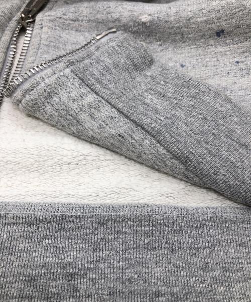 DSQUARED2（ディースクエアード）DSQUARED2 (ディースクエアード) ダメージ加工ジップパーカー グレー サイズ:SIZE Mの古着・服飾アイテム