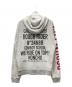 DSQUARED2 (ディースクエアード) ダメージ加工ジップパーカー グレー サイズ:SIZE M：12000円