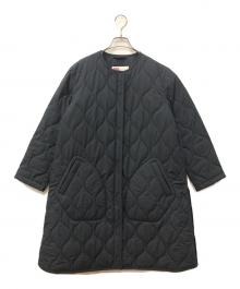 Traditional Weatherwear（トラディショナルウェザーウェア）の古着「ARKLEY ZIP LONG キルティングコート」｜ブラック
