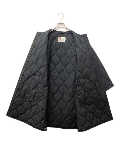 Traditional Weatherwear（トラディショナルウェザーウェア）Traditional Weatherwear (トラディショナルウェザーウェア) ARKLEY ZIP LONG キルティングコート ブラック サイズ:34の古着・服飾アイテム