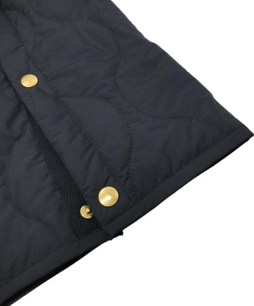 Traditional Weatherwear（トラディショナルウェザーウェア）Traditional Weatherwear (トラディショナルウェザーウェア) ARKLEY ZIP LONG キルティングコート ブラック サイズ:34の古着・服飾アイテム