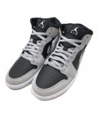 NIKEナイキ）の古着「Air Jordan 1 Mid Light Smoke Grey」｜グレー×ブラック