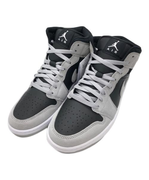 NIKE（ナイキ）NIKE (ナイキ) Air Jordan 1 Mid Light Smoke Grey グレー×ブラック サイズ:SIZE 26.5cmの古着・服飾アイテム