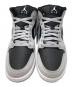 NIKE (ナイキ) Air Jordan 1 Mid Light Smoke Grey グレー×ブラック サイズ:SIZE 26.5cm：15000円