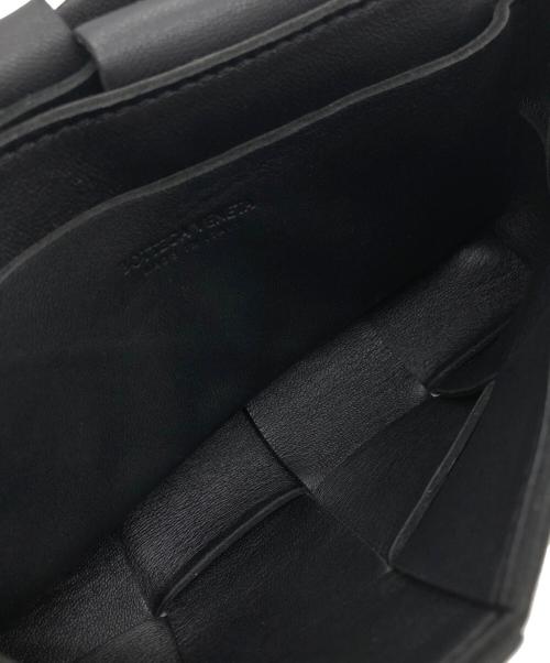 BOTTEGA VENETA（ボッテガベネタ）BOTTEGA VENETA (ボッテガベネタ) カセットレザーウエストバッグ ブラックの古着・服飾アイテム