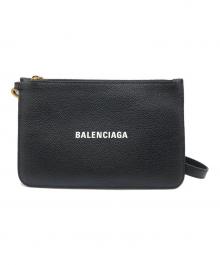 BALENCIAGA（バレンシアガ）の古着「キャッシュ ネックポーチ フラグメントケース」｜ブラック