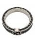 GUCCI (グッチ) インターロッキングGリング－ブラックライン－ シルバー サイズ:11：20000円
