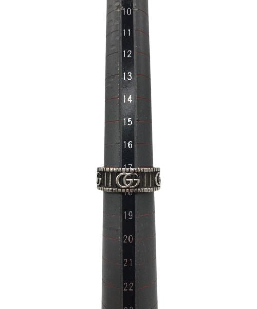 GUCCI（グッチ）GUCCI (グッチ) ダブルGワイドリング シルバー サイズ:19の古着・服飾アイテム