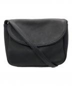 MR.OLIVEミスターオリーブ）の古着「IMPERMA-LEATHER SHOULDER BAG」｜ブラック