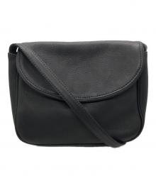 MR.OLIVE（ミスターオリーブ）の古着「IMPERMA-LEATHER SHOULDER BAG」｜ブラック