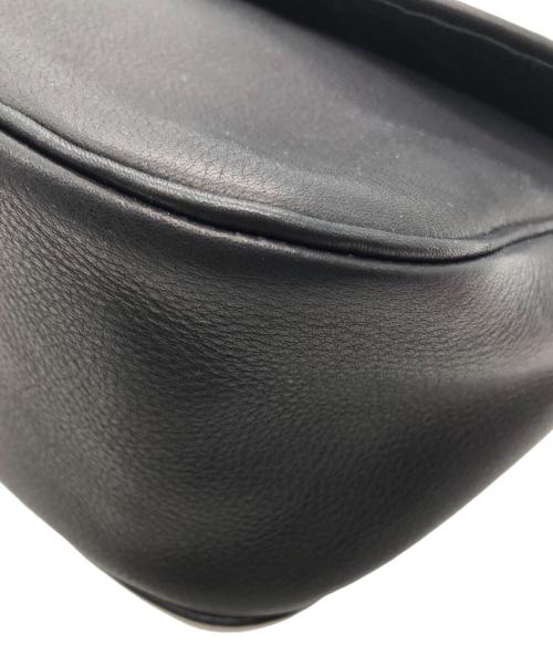 MR.OLIVE（ミスターオリーブ）MR.OLIVE (ミスターオリーブ) IMPERMA-LEATHER SHOULDER BAG ブラックの古着・服飾アイテム