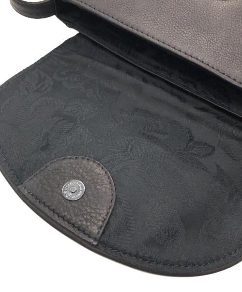 MR.OLIVE（ミスターオリーブ）MR.OLIVE (ミスターオリーブ) IMPERMA-LEATHER SHOULDER BAG ブラックの古着・服飾アイテム