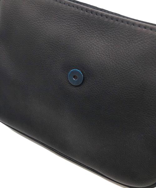 MR.OLIVE（ミスターオリーブ）MR.OLIVE (ミスターオリーブ) IMPERMA-LEATHER SHOULDER BAG ブラックの古着・服飾アイテム