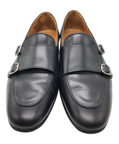 berwick（バーウィック）berwick (バーウィック) ダブルモンクストラップシューズ ブラック サイズ:SIZE 42の古着・服飾アイテム