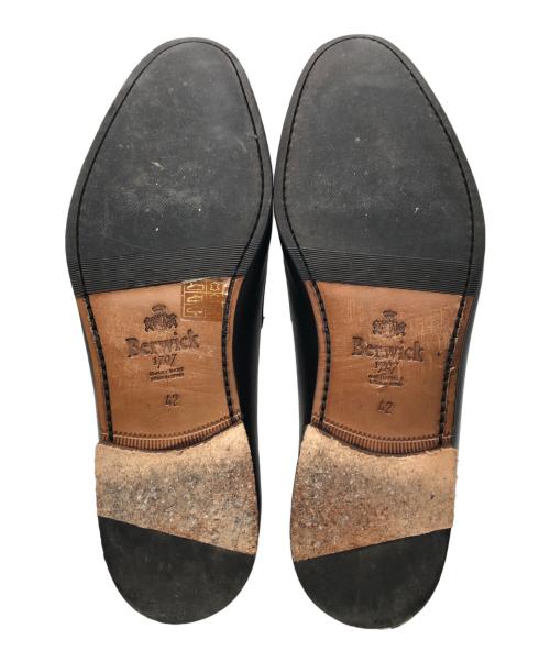 berwick（バーウィック）berwick (バーウィック) ダブルモンクストラップシューズ ブラック サイズ:SIZE 42の古着・服飾アイテム
