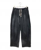 MOOJI MOOJIムージームージー）の古着「SWEAT 02 PANTS AGED」｜ブラック